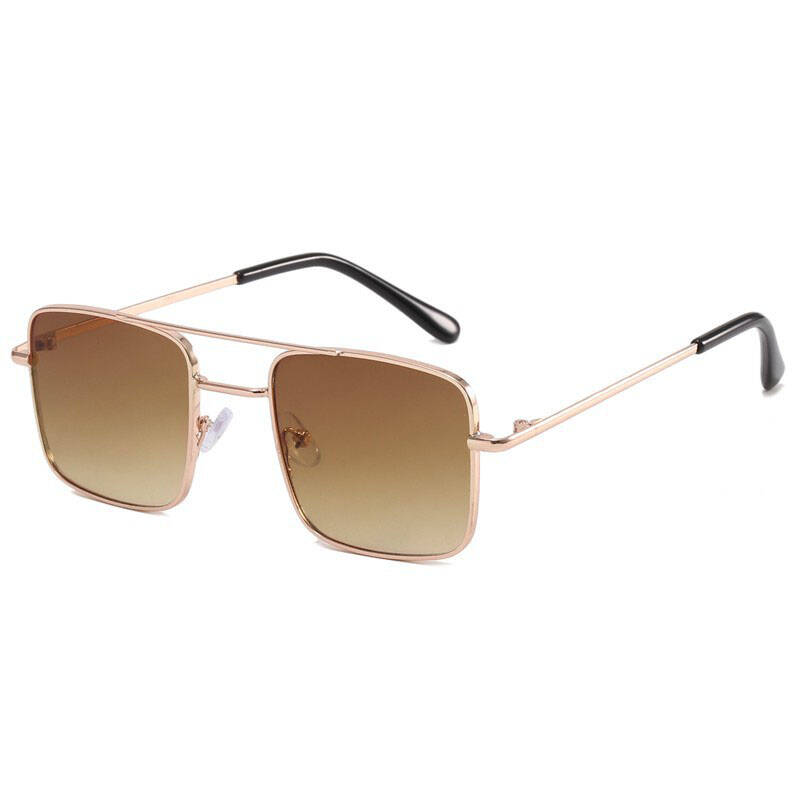 2026 New Model Children's Sunglasses, Metal Square Frame, UV Protection Glasses, Kids' Sunglasses