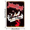 Targa in Metallo Judas Priest Retro Wall Art per Bar Pub