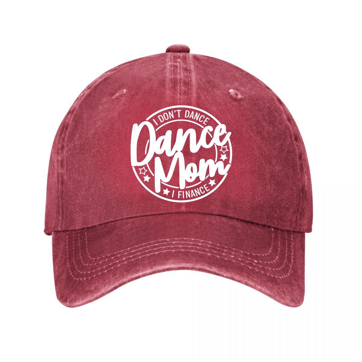 Vintage Dance Mom Baseball Cap New Vintage Washed Cotton Baseball Cap Parent Kids Sun Hats Adjustable