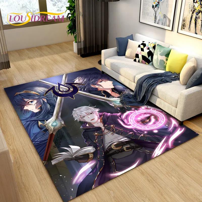 Fire Emblem Series Game Gamer Area Rug,Carpet Rug for Living Room Bedroom Sofa Doormat Decoration, Kids Play Non-slip Floor Mat