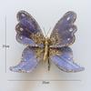 Simulated Butterfly Pendant Christmas Tree Gold Powder Decoration Butterfly Sequin Clip Christmas Floral Atmosphere Accessories
