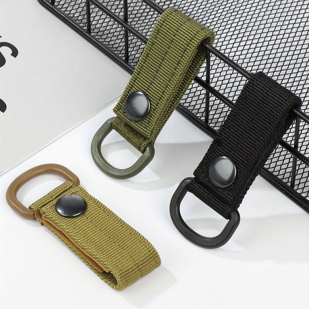 Versatile Nylon Webbing Outdoor Buckle, Portable Hanging Strap Clips for Belts And Keychains, Ideal for Outdoor Sports Gear