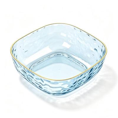 BAILOCK Light Luxury Gold Rim Fruit Plate