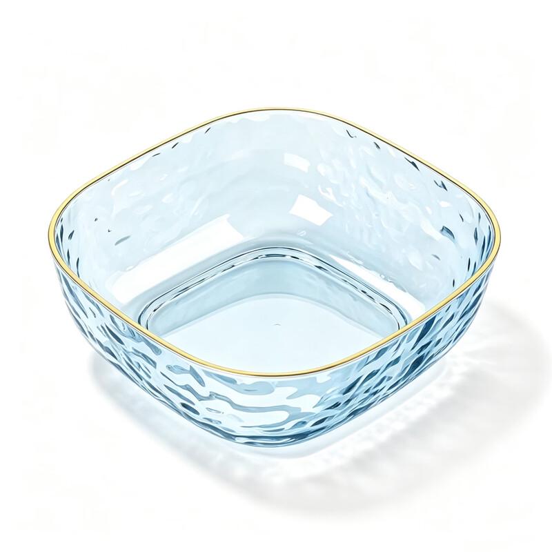 BAILOCK Light Luxury Gold Rim Fruit Plate