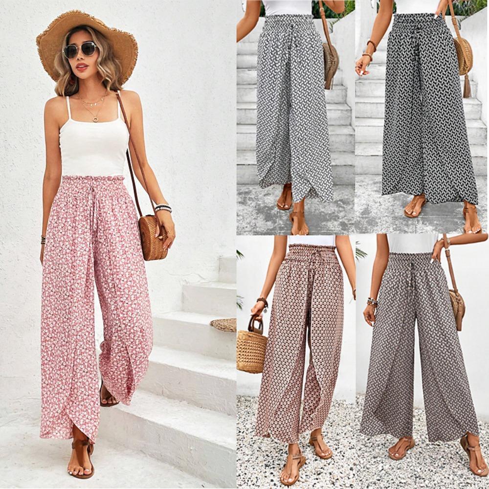 Women's Clothing Summer New Fashion Versatile Women's Wide-leg Culottes