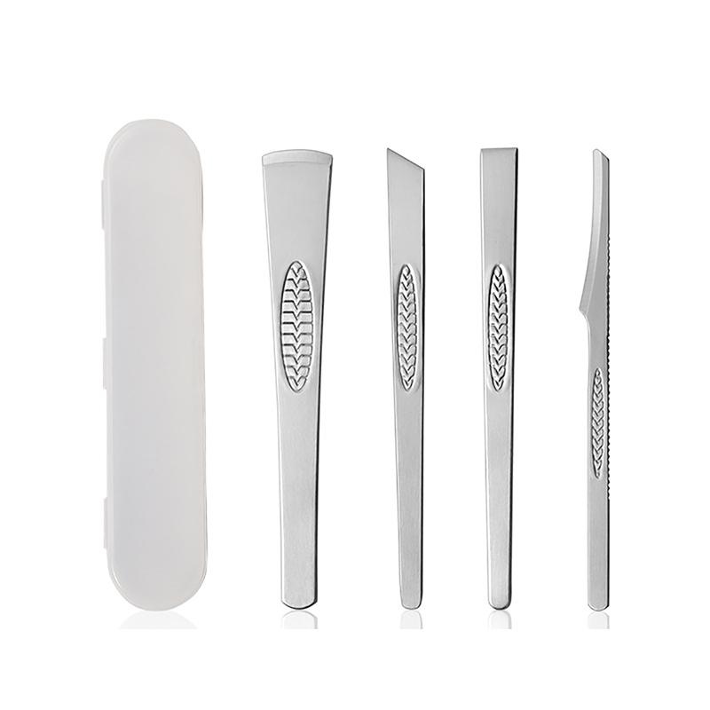 

3/4 шт., набор ножей для бритвы для педикюра, ножи для ухода за ногами, инструмент для очистки пяток и жесткой кожи 4pcs