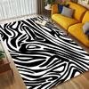 Zebra Stripes Living Room Nonslip Area Rug Soft Carpet For Bedroom Game Playroom Sofa Office Home Decor Doormat Christmas Gift C9302072