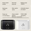 Usb Elektrische Aromatherapie Luftbefeuchter Diffusor Hause Zimmer Ultraschall Kühlen Nebel Aroma Ätherisches Öl Diffusor Mit Flamme Lampe