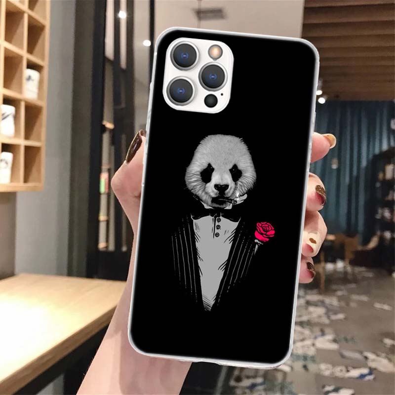 Man Suit Shirt Tie Soft Phone Case For iPhone 17 Air 16 16E 15 14 Plus 13 Mini 12 11 Pro Max X XR XS 7 8 + SE 2020 Pattern Cover