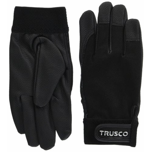 

Перчатки TRUSCO PU толстые L размер черный TPUG-BL