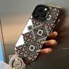 Ukrainian Embroidery Phone Case For iPhone 17,16,15,14,13,12,11 Plus Pro Max Colored Silver Phone Case