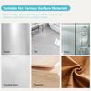 Clear Door Stoppers for Wall, LveSunny 8Pcs1.65 Door Handle Stopper and 90pcs CabinetDoor Bumper Clear, Door Protector, RubberBumpers Self Adhesive