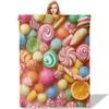 Sweet Ice Cream Throw Blanket Super Soft Warm Blanket For Couch Bed Sofa Office Car,Cozy Flannel Plush Blanket Gift For Girl Boy