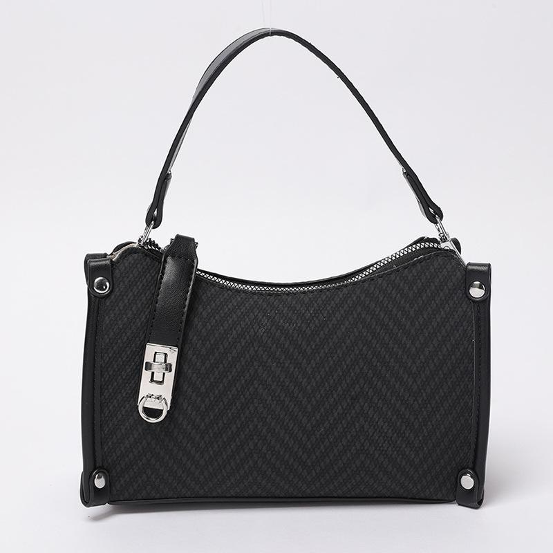 Portable Underarm Bag Women's 2025 Autumn and Winter New Fashion Niche Texture Shoulder Bag Foreign Light Luxury Messenger Bag