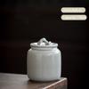 Chinese Ceramic Tea Caddy Sealed Tea Jar Coffee Candy Spices Containers Travel Portable Tea Boxes Household Storage Tank Teaware