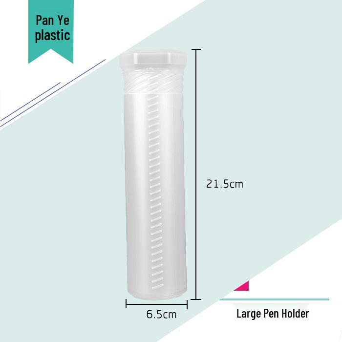 

Transparent Rotating Telescopic Pen & Paintbrush Holder Tube No Strap