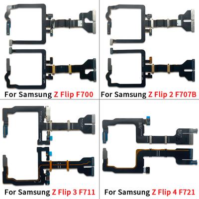 Great Main Board Motherboard PCB Dock Socket For Samsung Z Flip 2 3 4 5 F1707B F711 F721 F731 F700 Ribbon Mainboard Flex Cable