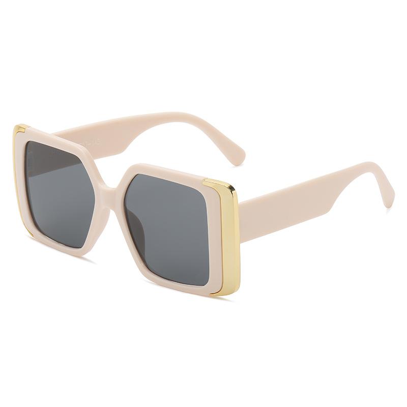 

2023 New Summer Sunglasses Shades for Women Fashion Eyewear Decorative Square Driving Fishing Glasses UV400 Gafas De Sol Para As shown in figure грязно-белый