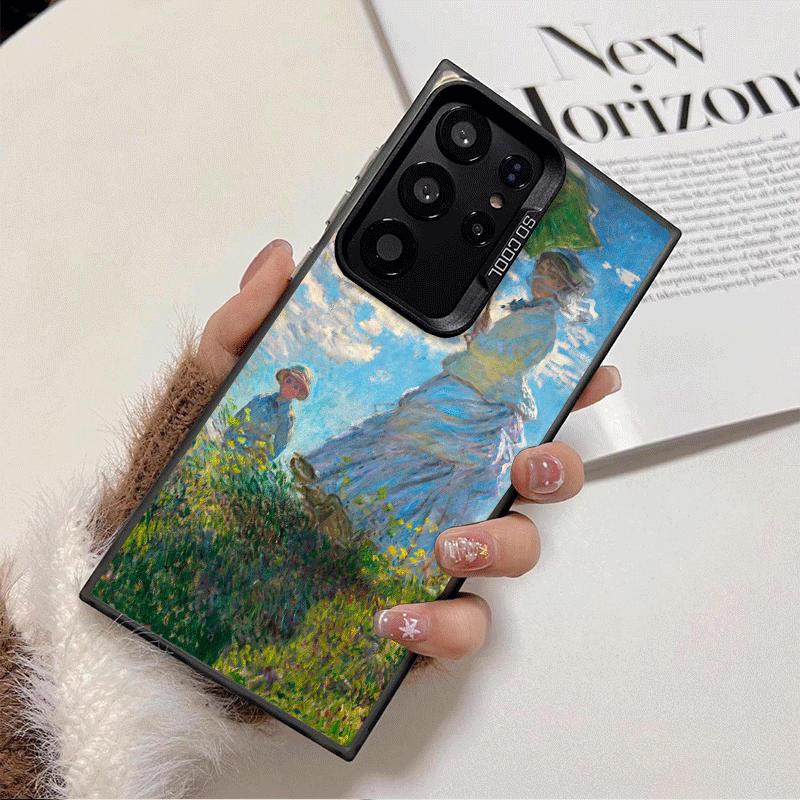 

Claude Monet Oil Painting Shockproof Phone Case for Samsung Galaxy S26 Edge S25 Ultra S24 FE S23 Plus S21 Cover Anti Fall Fundas Samsung S24