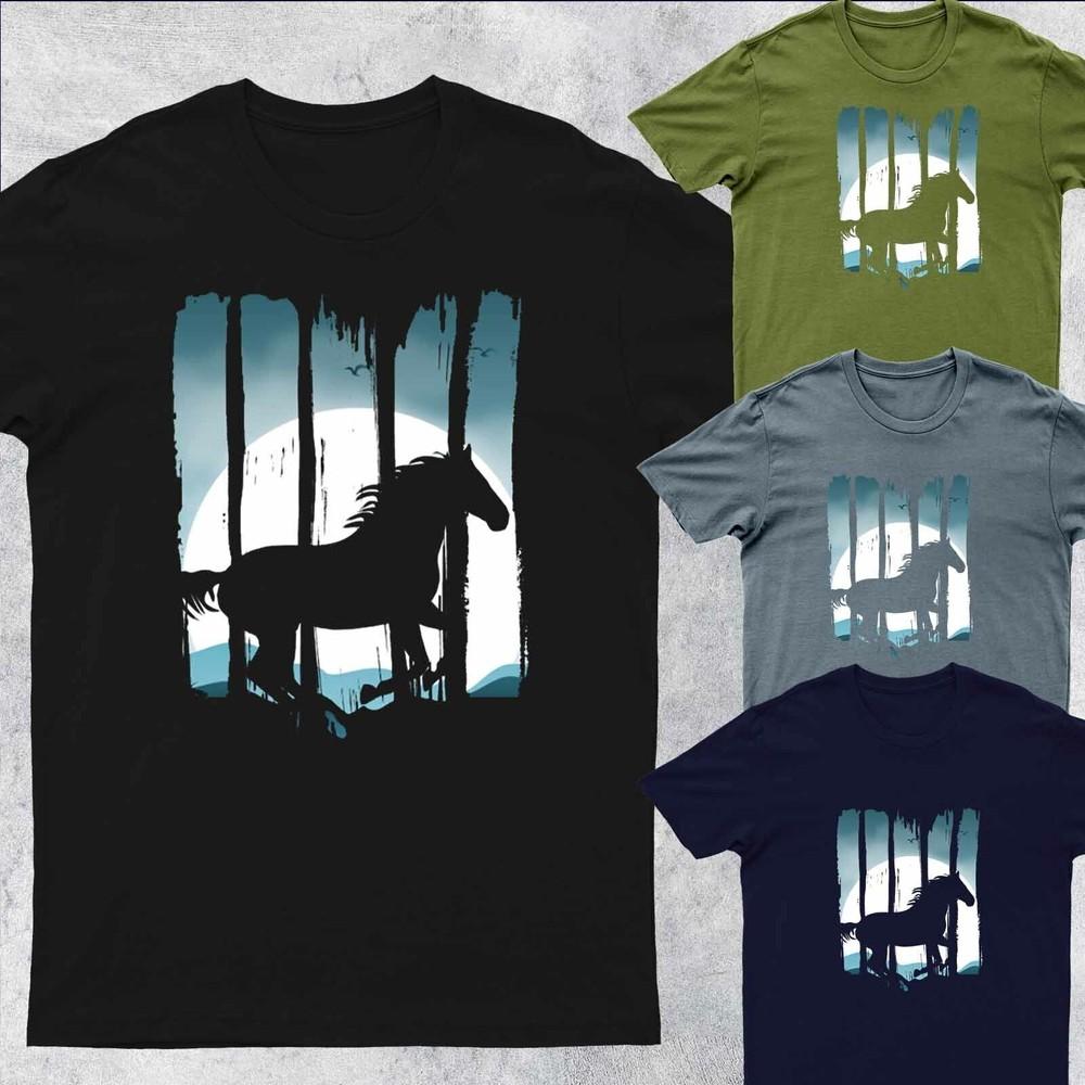 

Beautiful horse galloping on sand Classic Mens T-Shirt DG P1 PR 2XL