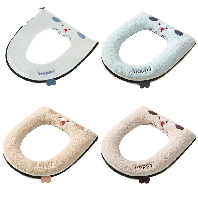 Winter Toilet Cover with Zipper and Handle Keep Warm andCozy for All-Season