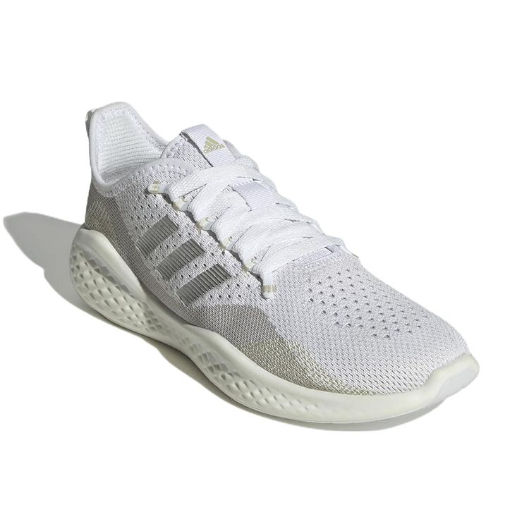 Adidas Fluidflow 2.0 Aluminium Matte Silver Women Tenisky Bílá Sandy-Beige-Metallic GX8287