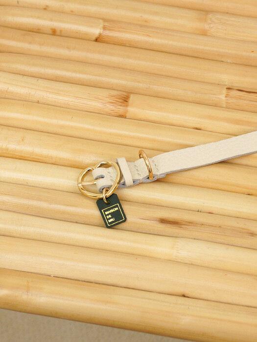 

MAISON DE MIU Heart Pendant Collar - White White