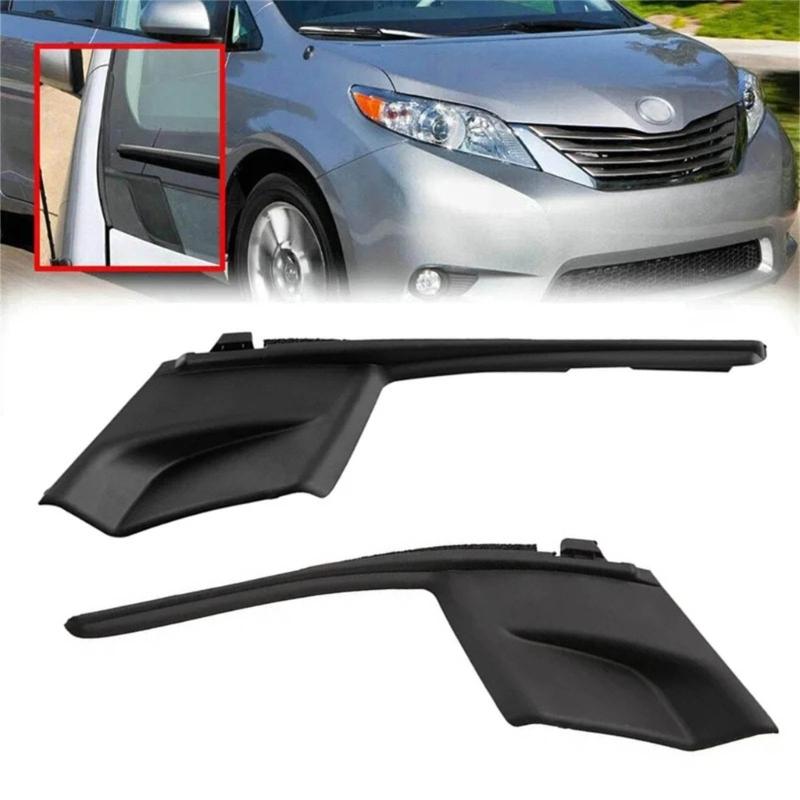 ABS Front Wiper Side Trim Caps Replacements Front Windshield Wiper Panel Cover 5386608020 Simple Installation for Vehices