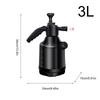 Car Foaming Spray Bottle 3L Foam Spray Handheld Can Household Misting Bottle For Bathroom Kitchen Garden Irrigation Agriculture