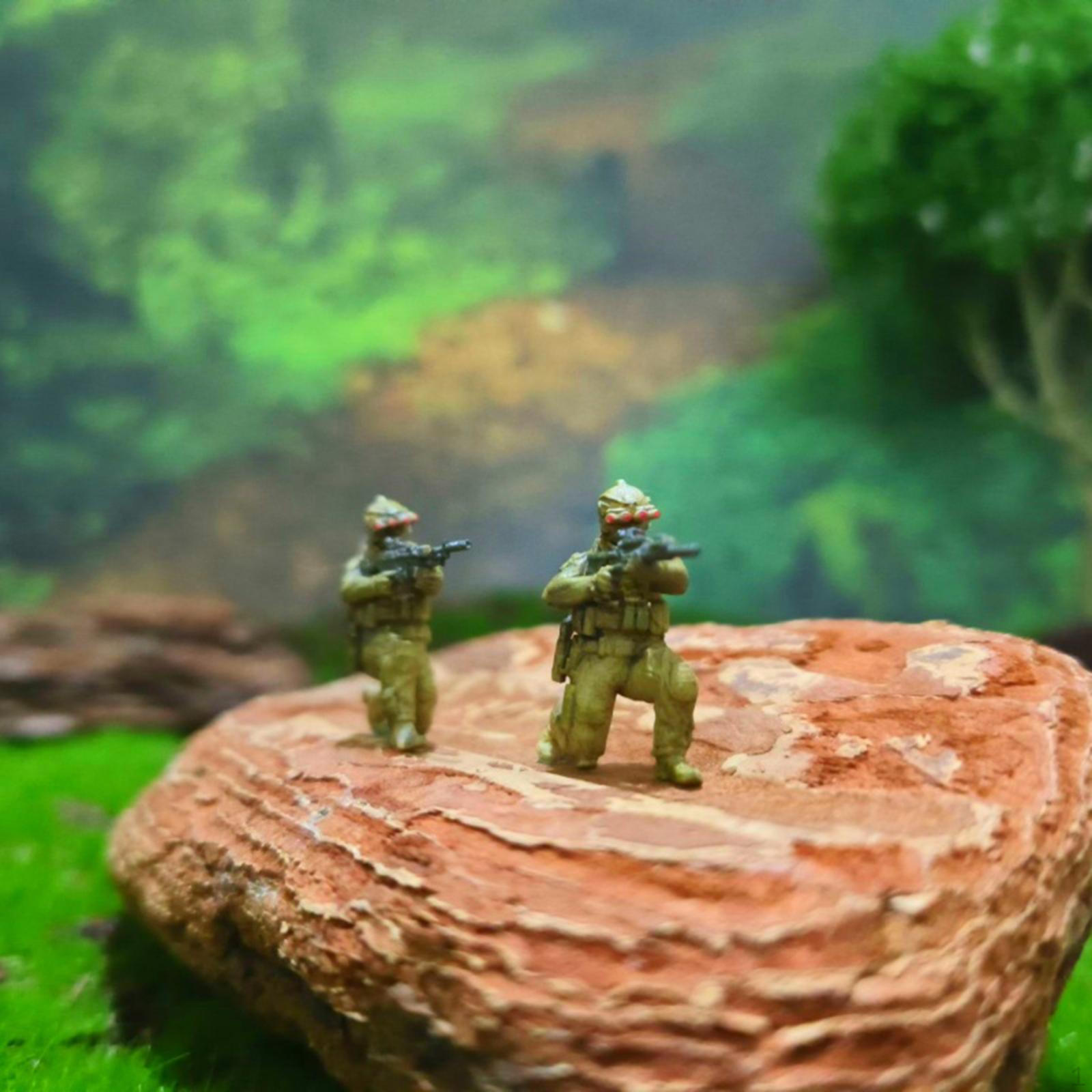 

6 шт. 1:64 Миниатюрные фигурки людей Фигурки Аксессуары для кукольного домика Диорамы для песочного стола