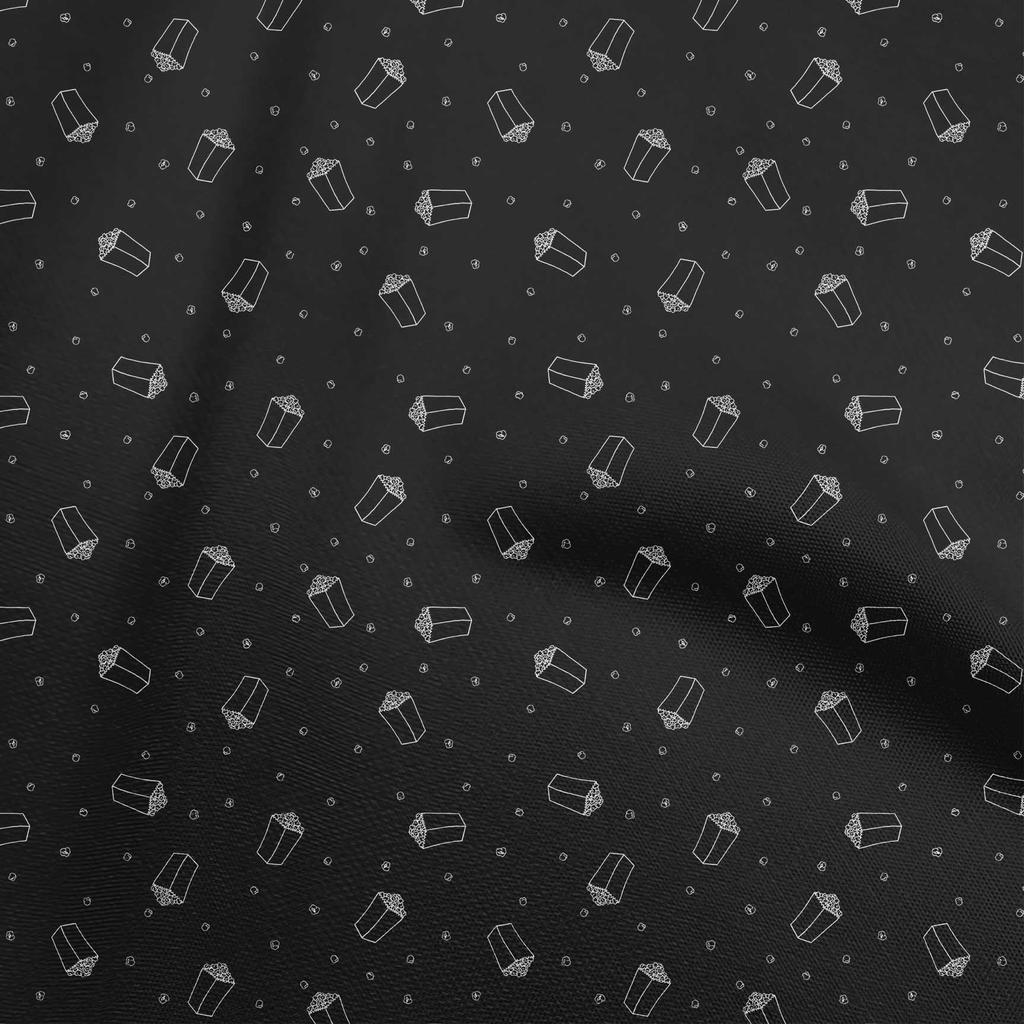 oneOone Cotton Flex Light Yellow Fabric Retro Popcorn Sewing Fabric By The Yard Printed Diy Clothing Sewing Supplies 40 Inch