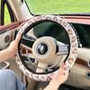 Winter Warm Plush Anti Slip Universal Car Steering Wheel Protection Cover