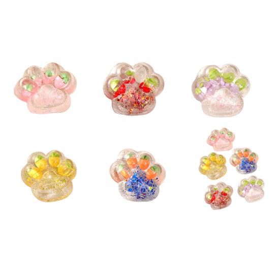 1/5 ks Průhledná kočičí tlapka mačkací hračka na úlevu od stresu Koťátko tlapka štípací senzorická hračka Děti Dospělí Měkká TPR Stresová koule Uklidňující zvířecí dráp Fidget hračka