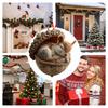 Tier-Weihnachtsdekorationen 2D flach Acryl Saisonale Dekoration Zum Aufhängen Feiertagsdekorationen Für Weihnachtsbaum Hängender Anhänger Dekor