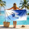 Hertha BSC FC estampado Secado Rápido Toalla de Playa Microfibra Absorbente Portátil Viaje Natación Toalla