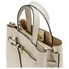 New MICHAEL KORS Emilia Cow Leather Tote Bag, Shopping Bag, Commuter Bag, Crossbody Handbag Trumpets Women's Milk White 35F0GU5S5T-289