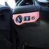 Pink Headlight Switch Panel Decor Cover Trim for Dodge Charger 10+ Challenger15+