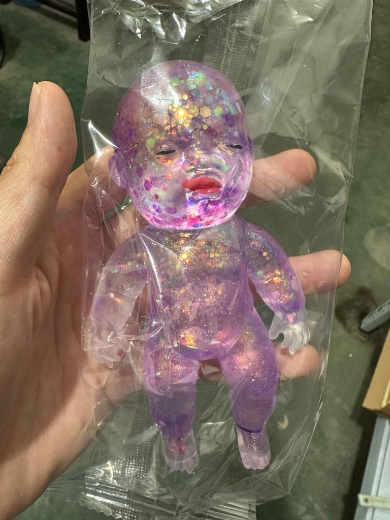 Colorful Little Candy Man Decompression Squeeze Toy - Four-Color Malt Candy Doll