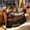 Custom Name Personalized Burgerpommes Print Blanket, Home Decor, Bedroom, Sofa, Camping, Couch, Gifts for Birthday ChristmasEnthusiasts