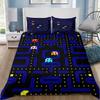 Vintage PacMan Maze Duvet Cover Pillowcase Bedding Set Kids Boy Girl Bedroom Decoration 2/3piece Set Single Double Large Size