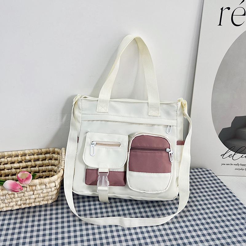 Torebka studencka o dużej pojemności, wszechstronna, na Instagram, modna, do klasy