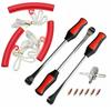 Professional ATV Motorcycle Bike Tire Spoon Lever Iron Tool Change Kit Durable A
