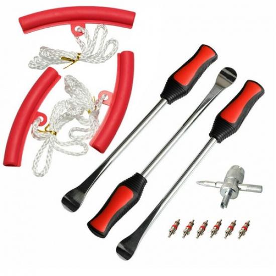 Professional ATV Motorcycle Bike Tire Spoon Lever Iron Tool Change Kit Durable A