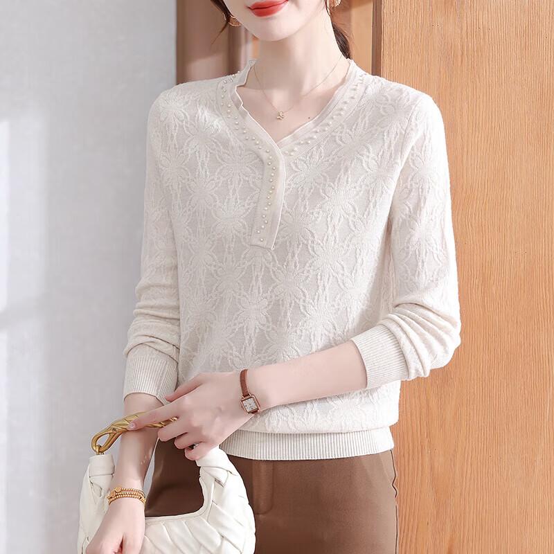 Xuexi Элегантный женский осенний вязаный свитер 2XL