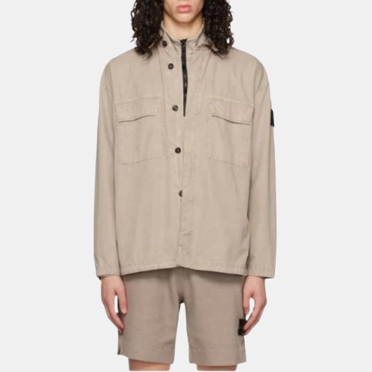 STONE ISLAND SS23 Jackets & Coats Men's Beige 7815115WN-V0192