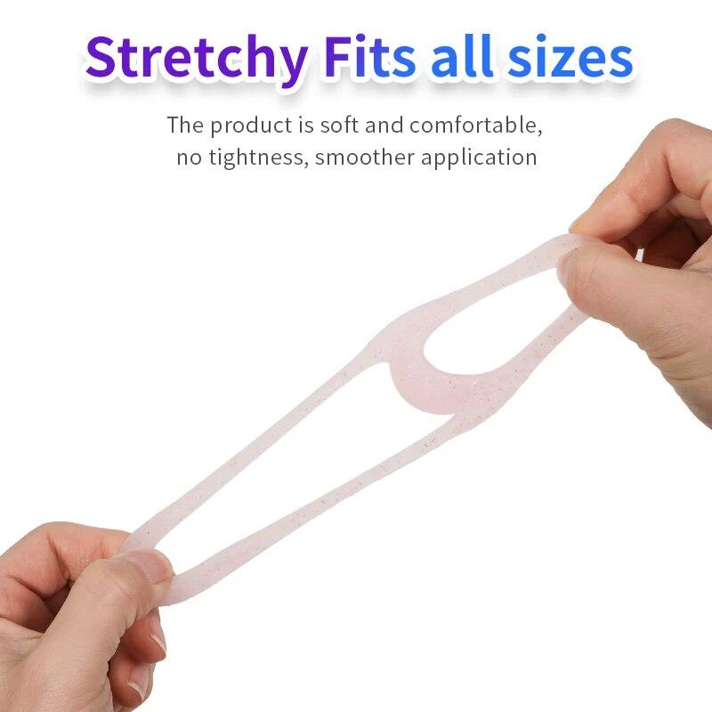 New Two-hole Semen Lock Ring Delay Penis Ring Dick Enlargement Long Lasting Silicone Cock Ring Sex Toys For Couples Flirt Adults