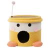 Cat Scratcher House Cartoon Barrel Style Durable Antiwear Stable Cat Scratching Box for Home Indoor