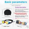 Adult Swimming Goggles Swimming Cap Waterproof Anti-fog Swimming Goggles HD Electroplating Swimming Goggles Set