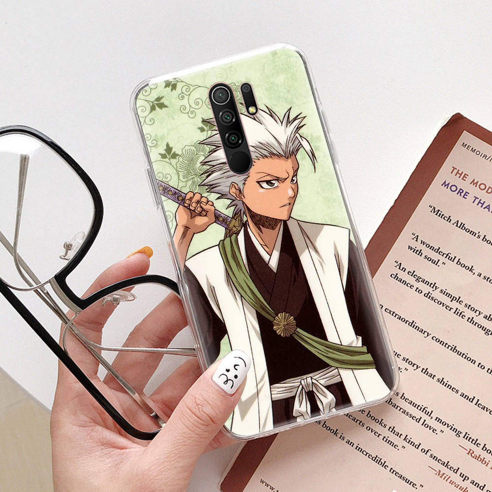 DT26 Bleach Hülle für Samsung A04 A14 A23 A34 A54 M23 M33 M52 M53 Realme 10 9 C30S C35 C55 VIVO Y02S Y21 Y33S Y51 X80 Pro Klare Hülle