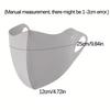 1-10PCS Ice Silk UV Face Mask Women Cooling Sun Balaclava Breathable Dustproof 3D Face Cover for Outdoor Running Cycling Summer
